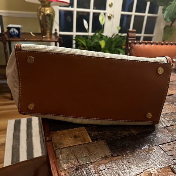 Spartina 449 Victoria Tote Woven Saddle Brown - Picture 5 of 5